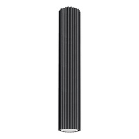 Lampa Sufitowa Reflektor Tuba Spot 1x GU10 Czarna Karbon Deep Space SL.1571 Sollux