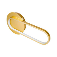 Kinkiet LED Lampa Ścienna Dekoracyjna 13W 1100lm 4000K 120° Złoty 43cm Goldimo Masterled