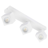 Lampa Sufitowa Ścienna Reflektor 3xGU10 QUANTUS Biała
