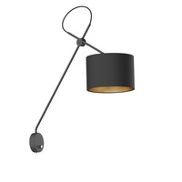 Kinkiet Ścienny Lampa Natynkowa E14 Złota Nowoczesna VIPER 6513 Nowodvorski