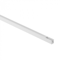 Profil Aluminiowy LED Natynkowy Biały 1m z Kloszem Mlecznym do Taśm LED + Zaślepki seria NW Ecolight