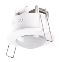 Czujnik Ruchu i Zmierzchu PIR 6m 120° Podtynkowy Biały Sanico Goldlux