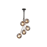 Lampa Wisząca Sufitowa E14 Czarny Nowoczesny Glory Rabalux