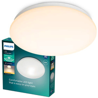 Lampa Sufitowa Plafon LED 6W 600lm 2700K Biała Moire CL200 Philips