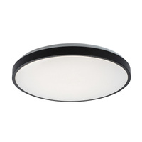 Plafon LED Lampa Sufitowa Oprawa Ścienna 48W 3100lm 4000K Czarny IP44 Minimalistyczny Samira Rabalux