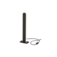 Lampa Stołowa Biurkowa Nocna 15W 750lm 3000-4000K CCT Ściemnialna Czarny Nowoczesny Sindri Rabalux