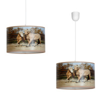 Lampa Wisząca Sufitowa HORSES 1xE27 Milagro