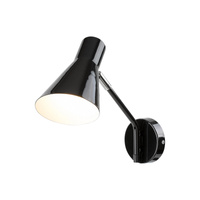 Kinkiet Ścienny Lampa E27 Czarny Industrialny Alfons 4504 Rabalux