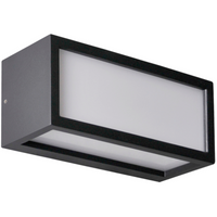 Lampa Ogrodowa Kinkiet Elewacyjny MITO E27 IP54 Czarna GOLDLUX (Polux)