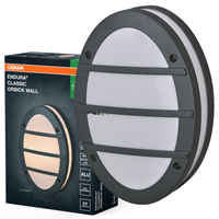 Kinkiet Ogrodowy Lampa Elewacyjna Zewnętrzna E27 Szary IP65 Endura Osram