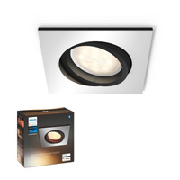 Oprawa Podtynkowa Wpuszczana LED Milliskin 5W CCT Kwadratowa Ruchoma PHILIPS HUE Bluetooth