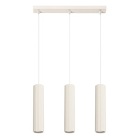 Lampa Wisząca Sufitowa Zwis Tuba Spot 3x GU10 Beżowa Karbon Deep Space SL.1594 Sollux