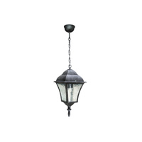 Lampa Wisząca Sufitowa Ogrodowa Zewnętrzna E27 IP43 Srebrny Klasyczny Toscana Rabalux