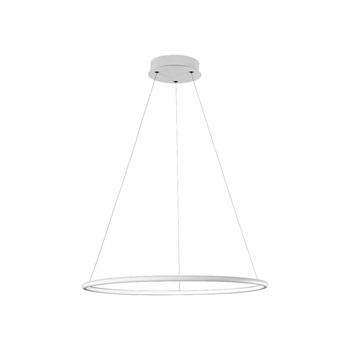 Lampa wisząca ORION okrąg biały 22W LED IP20 styl nowoczesny minimalistyczny Metal i akryl Milagro