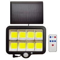 Naświetlacz solarny lampa LED z Czujnikiem zmierzchu IP44 180lm 6000K + PILOT