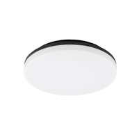 Lampa Sufitowa Ogrodowa Zewnętrzna 24W 2400lm 3000K IP54 Czarny Nowoczesny Pernik Rabalux