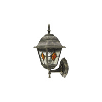 Lampa Ogrodowa Zewnętrzna Kinkiet Elewacyjny LED E27 IP43 Złoty Klasyczny Monaco Rabalux