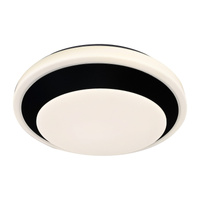 Plafon LED Lampa Sufitowa Oprawa Ścienna Natynkowa 24W 4000K Czarny Nowoczesny Barbora Rabalux