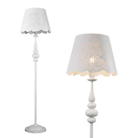 Lampa podłogowa stojąca Fabrizia 1xE27 biała 150cm - GOLDLUX (Polux)