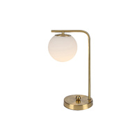 Lampa Stołowa Biurkowa Nocna Dekoracyjna E27 Złoty Nowoczesny Kiara Rabalux