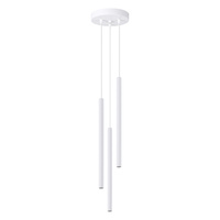 Lampa Sufitowa Wisząca Zwis 3x G9 Tubularna Biała Nowoczesna Arche Sollux