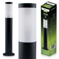 Lampa Ogrodowa Zewnętrzna E27 CZARNY SŁUPEK 65cm Lilium LUMILED