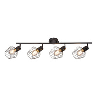 Lampa Sufitowa Punktowa Reflektor Spot 4x E27 Czarny Industrialny Belano 3537 Rabalux