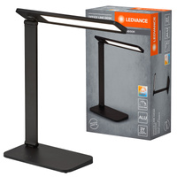Lampa Stołowa Biurkowa LED 7W 418lm CCT Ściemnialna Czarny Office Line Ledvance
