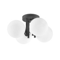 Lampa Sufitowa Dekoracyjna 4x G9 Szara Elegance Kobi
