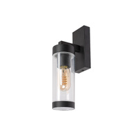 Lampa Ogrodowa Zewnętrzna Kinkiet Elewacyjny LED E27 IP44 Czarny Nowoczesny Kolta Rabalux