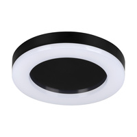 Plafon Lampa Sufitowa LED TURA 24W 1800lm 4000K IP65 Czarna Okrągła KANLUX