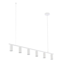 Lampa Sufitowa Wisząca LOGAN WHITE Biała Minimalistyczna 6xGU10 4423 TK Lighting