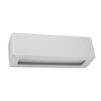 Lampa Ścienna Kinkiet E27 Prostokątna Szara Nowoczesna Vega Sollux