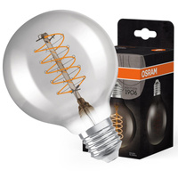 Żarówka LED Dekoracyjna G80 Kula E27 7.8W = 30W 360lm 1800K Ciepła 320° Dymiona Filament Ściemnialna Vintage 1906 Osram