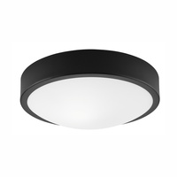 Plafon LED Lampa Sufitowa JONAS E27 Okrągła Szklana Klosz Czarna Biała LD.PD-8.7 Lamkur