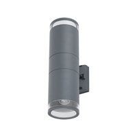 Lampa Ogrodowa Zewnętrzna Kinkiet Elewacyjny Oprawa Natynkowa E27 Grafitowa Wodoodporna IP44 Nowoczesna ROCK PRO 10688 Nowodvorski
