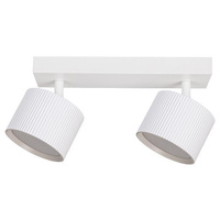 Lampa Sufitowa Spot Tuba Reflektor Oprawa Halogenowa 2x GX53 Ruchomy Biały Orbin Masterled