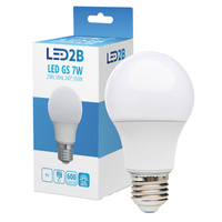 Żarówka LED E27 Kulka 7W 600lm 6000K Zimna 240° LED2B Kobi