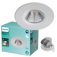 Oprawa Podtynkowa Wpuszczana LED 5.5W 350lm 2700K Biała Dive Bathroom Philips