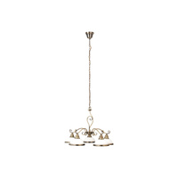 Lampa Sufitowa Wisząca Żyrandol 5x E27 Brązowy Klasyczny Elisett 2755 Rabalux