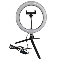 Lampa Stołowa LED 10W 240lm 2700-4000-6500K Ciepła 360° Czarna Ściemnialna SELFIE Sanico Goldlux