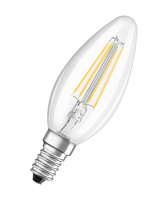 Żarówka LED B35 Świeczka E14 4W = 40W 470lm 6500K Zimna 300° Retrofit Filament CLASSIC Osram
