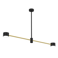 Lampa Sufitowa CROSS Złota 2xGX53 Milagro