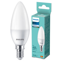 Żarówka LED E14 Świeczka B35 6W = 48W 620lm 4000K Neutralna Essential Philips