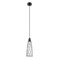 Lampa Sufitowa Wisząca Zwis E14 Żyrandol Geometryczna Czarna Industrialna Suba Sollux