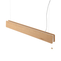 Lampa Liniowa Sufitowa Wisząca G13 Brązowa Drewno OSLO LED 90 7520 Nowodvorski