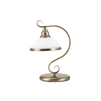 Lampa Stołowa Biurkowa Nocna E27 Brązowy Klasyczny Elisett 2752 Rabalux