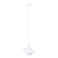Lampa Sufitowa Wisząca Zwis G9 Kulista Biała Nowoczesna Hyperion Sollux