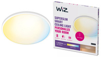 Plafon LED Lampa Sufitowa Natynkowa 22W CCT Biały Okrągły SMART WiFi WiZ