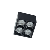 Oprawa Natynkowa Sufitowa LED 16W 1500lm 3000K Ciepła SPOT TUBA Czarna MIDI LED 10054 Nowodvorski
